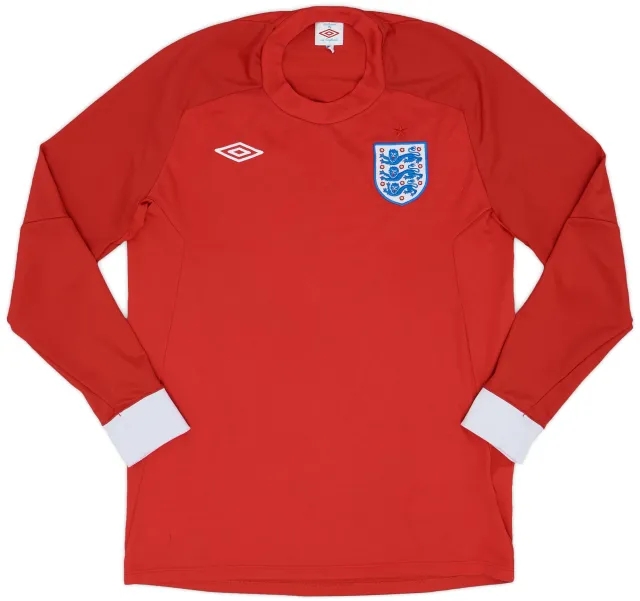 Umbro 2010-11 England Away L/S Shirt - 9/10 - (L)