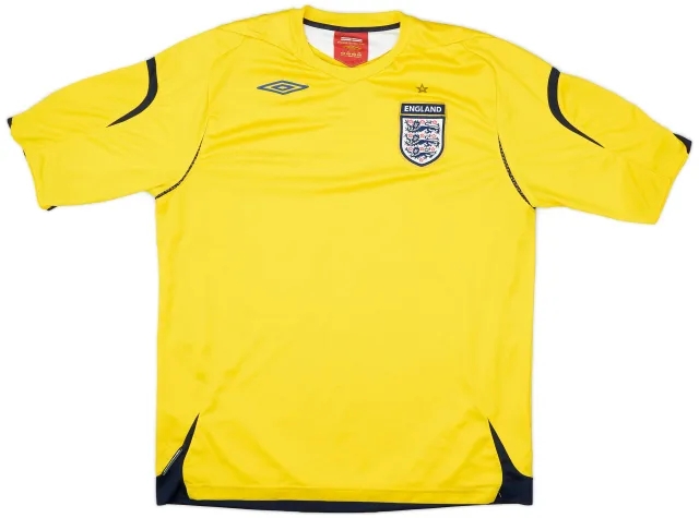 Umbro 2006-08 England GK S/S Shirt - 5/10 - (XL)