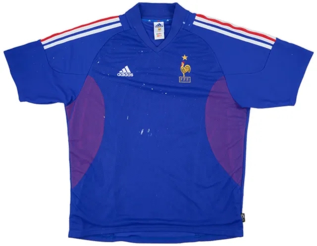 adidas 2002-04 France Home Shirt - 5/10 - (XL)