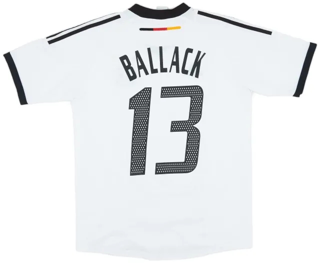 adidas 2002-04 Germany Home Shirt Ballack #13 - 8/10 - (XL.Boys)