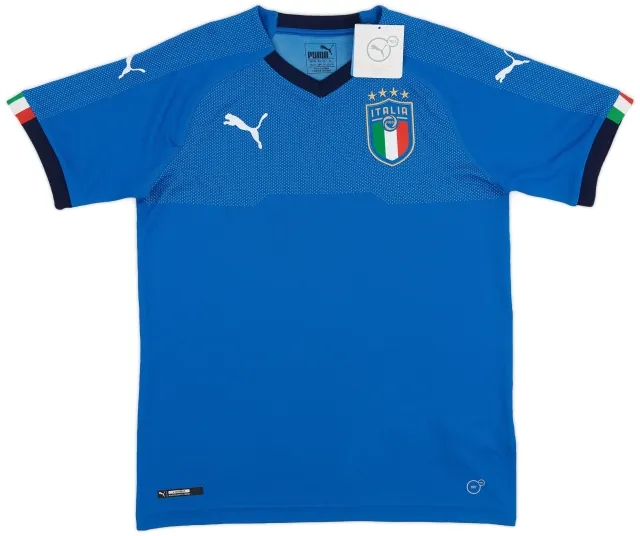 Puma 2018-19 Italy Home Shirt (XL.Boys)