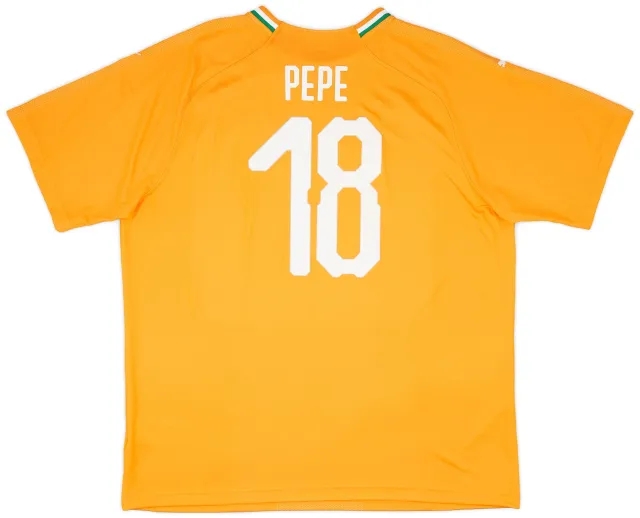 Puma 2018-19 Ivory Coast Home Shirt Pepe #18 (XXL)