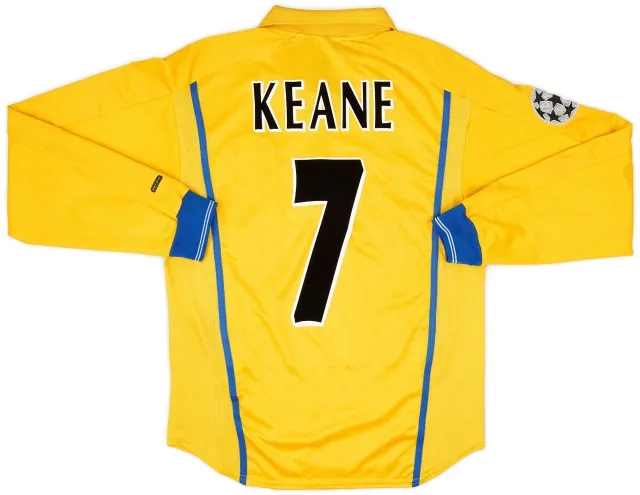 Nike 2000-02 Leeds United Away L/S Shirt Keane #7 - 6/10 - (S)