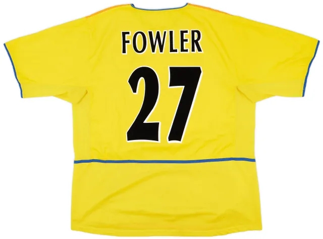 Nike 2002-03 Leeds United Away Shirt Fowler #27 - 7/10 - (XXL)