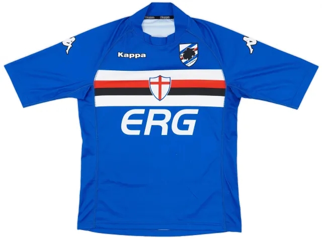 Kappa 2008-09 Sampdoria Home Shirt - 8/10 - (XL)