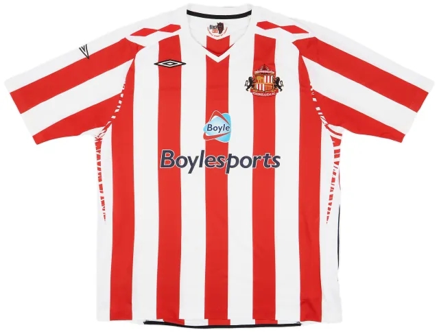 Umbro 2007-08 Sunderland Home Shirt - 8/10 - (XXL)
