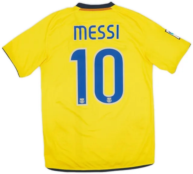Nike 2008-10 Barcelona Away Shirt Messi #10 - 8/10 - (S)