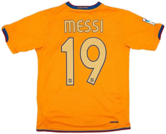 Nike 2006-08 Barcelona Away Shirt Messi #19 - 5/10 - (S)