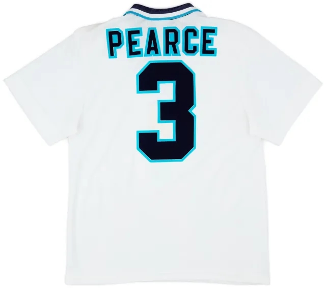 Umbro 1995-97 England Home Shirt Pearce #3 - 9/10 - (M)