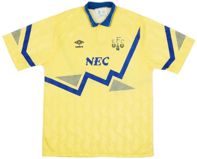 Umbro 1990-92 Everton Away Shirt - 9/10 - (L)