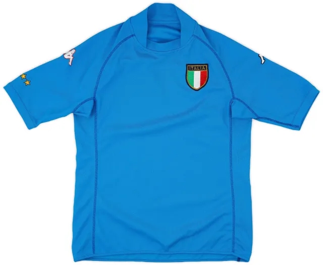 Kappa 2002 Italy Basic Home Shirt - 6/10 - (S)