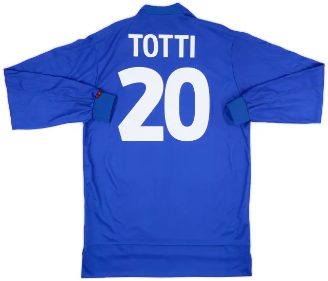 Kappa 1998-99 Italy Home L/S Shirt Totti #20 - 9/10 - (L)
