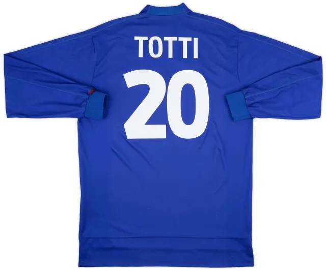 Kappa 1998-99 Italy Home L/S Shirt Totti #20 - 7/10 - (XXL)