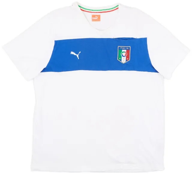 2011-12 Italy Puma Cotton Tee - 9/10 - (XL)