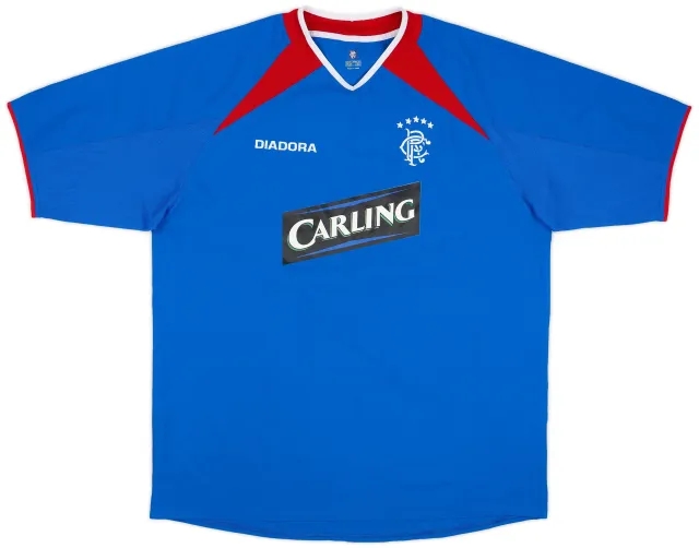 Diadora 2003-05 Rangers Home Shirt - 8/10 - (XL)