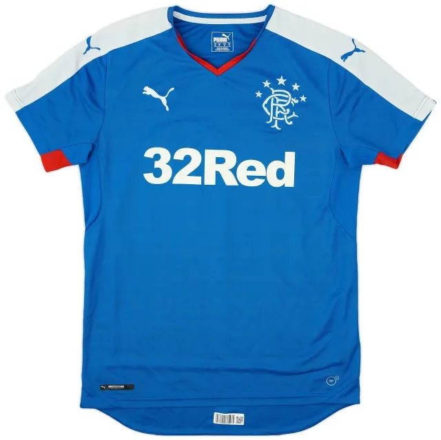 Puma 2015-16 Rangers Home Shirt #33 - 7/10 - (M)