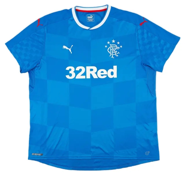 Puma 2016-18 Rangers Home Shirt - 8/10 - (3XL)