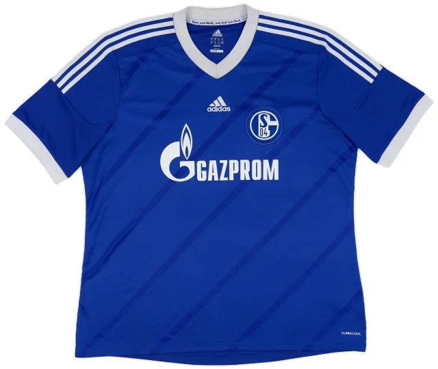 adidas 2012-14 Schalke Home Shirt - 7/10 - (XXL)