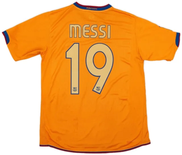 Nike 2006-08 Barcelona Away Shirt Messi #19 - 5/10 - (M)