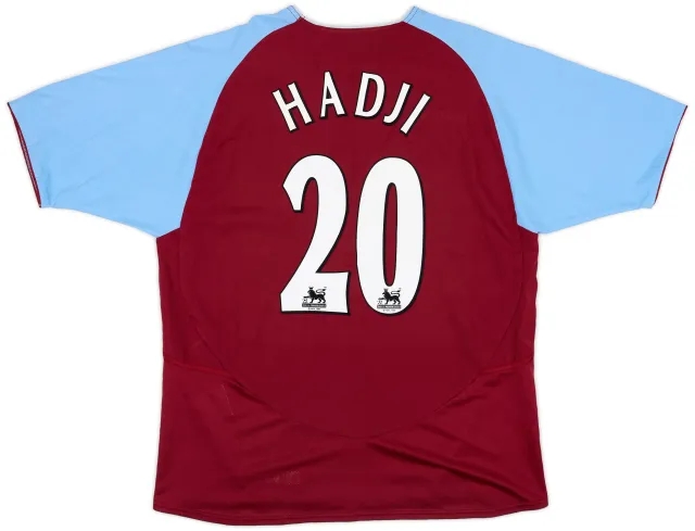 Diadora 2003-04 Aston Villa Home Shirt Hadji #20 - 8/10 - (L)