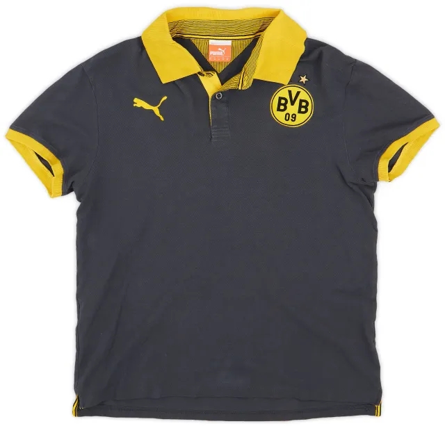 2013-14 Borussia Dortmund Puma Polo Shirt - 7/10 - (M)