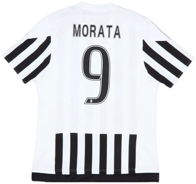 adidas 2015-16 Juventus Home Shirt Morata #9 (L)
