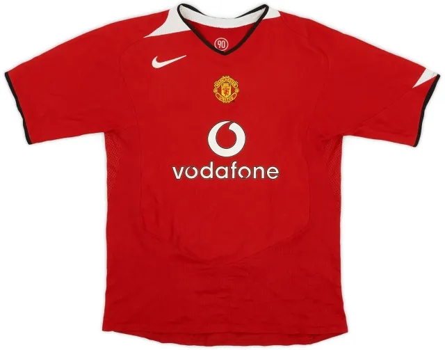 Nike 2004-06 Manchester United Home Shirt - 7/10 - (XL.Boys)