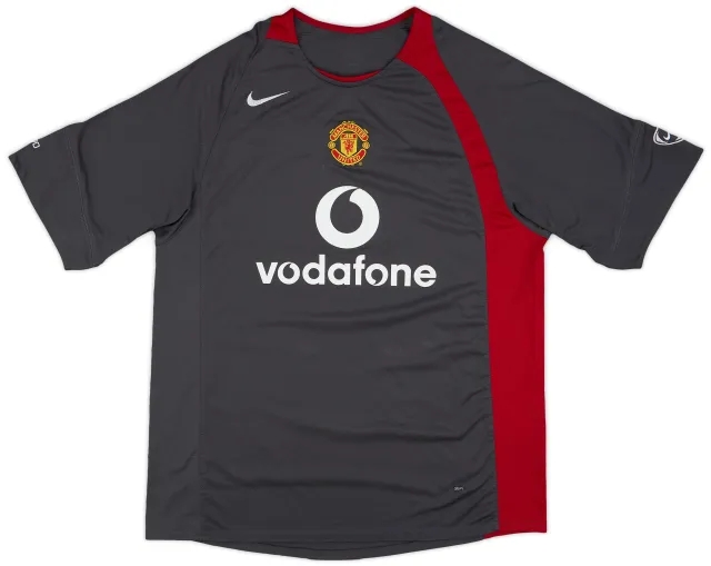 2004-05 Manchester United Nike Training Shirt - 7/10 - (L)