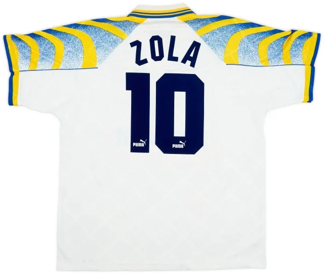 Puma 1995-97 Parma Home Shirt Zola #10 - 8/10 - (XL)