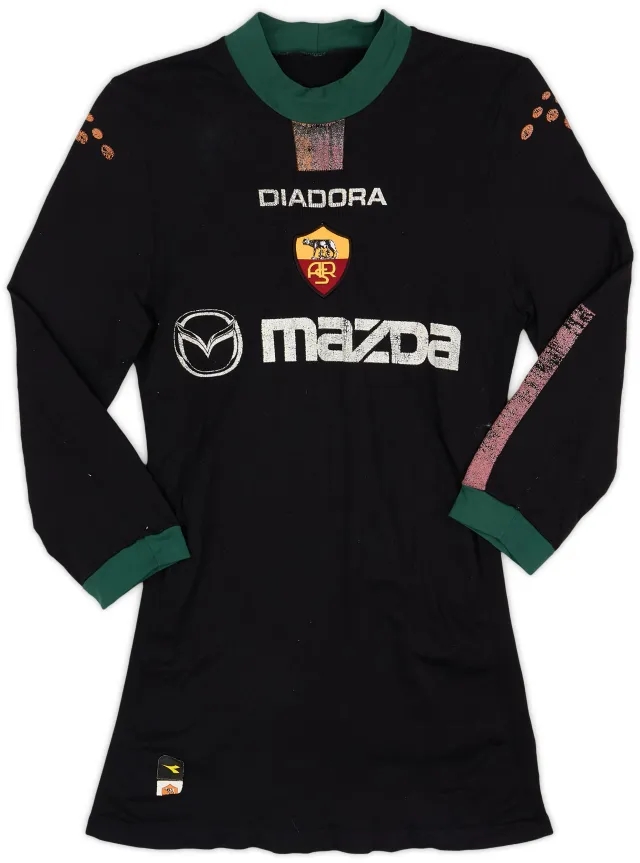 Diadora 2004-05 Roma European Home Shirt - 4/10 - (L/XL)