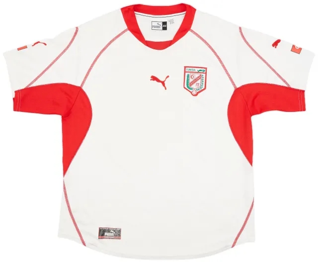 Puma 2002-04 Tunisia Home Shirt - 8/10 - (XXL)
