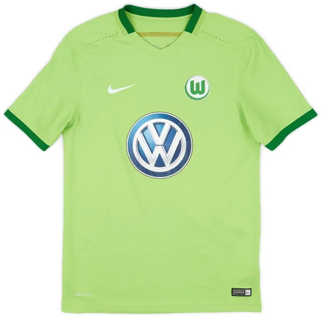 Nike 2016-17 Wolfsburg Home Shirt - 7/10 - (S)