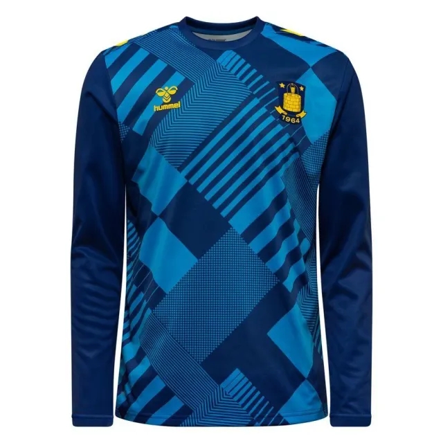Hummel Brondby If Training Shirt Pre Match - Limoges - ['Blue']