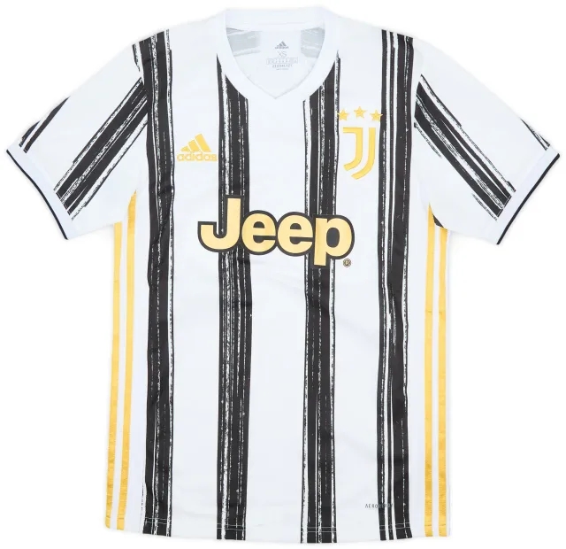 adidas 2020-21 Juventus Home Shirt - 9/10 - (XS)