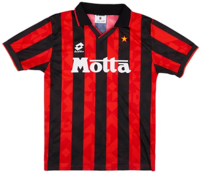 Lotto 1993-94 AC Milan Home Shirt - 6/10 - (L)