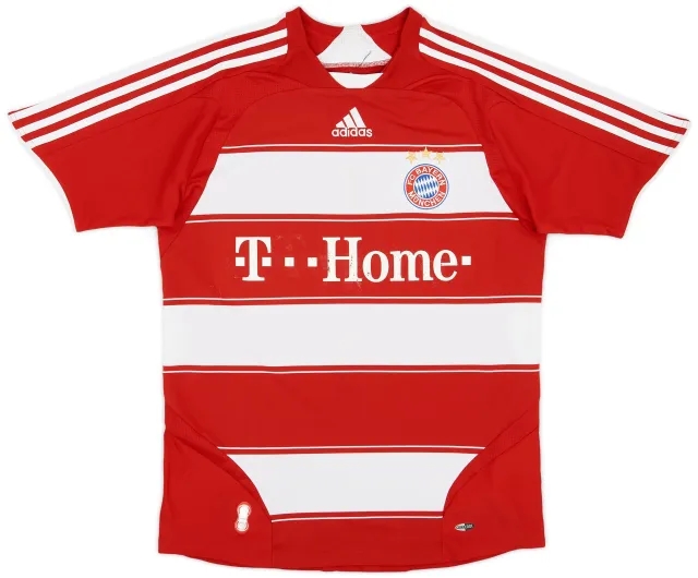 adidas 2007-08 Bayern Munich Home Shirt - 6/10 - (XL.Boys)