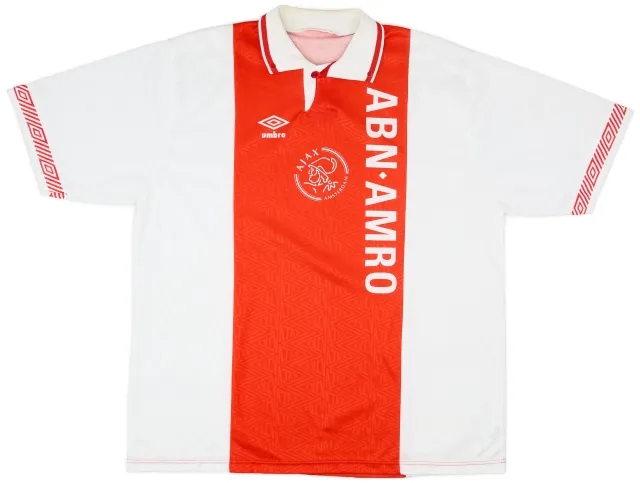 Umbro 1991-93 Ajax Home Shirt - 8/10 - (XXL)