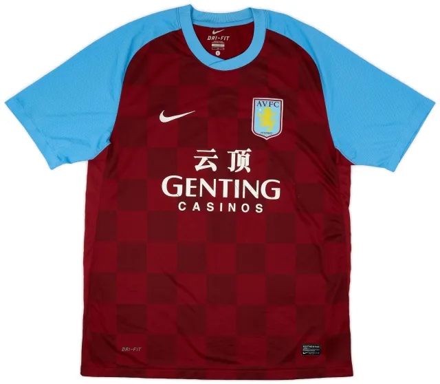 Nike 2011-12 Aston Villa Home Shirt Petrov #19 - 7/10 - (L)