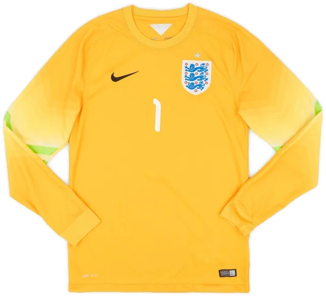 Nike 2014-15 England GK Shirt #1 - 9/10 - (S)