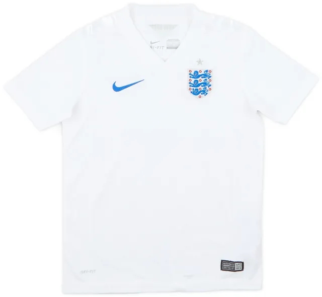 Nike 2014-15 England Home Shirt - 9/10 - (S.Boys)