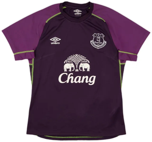 Umbro 2014-15 Everton GK S/S Shirt - 8/10 - (S)