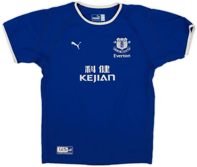 Puma 2003-04 Everton Home Shirt - 10/10 - (M.Boys)