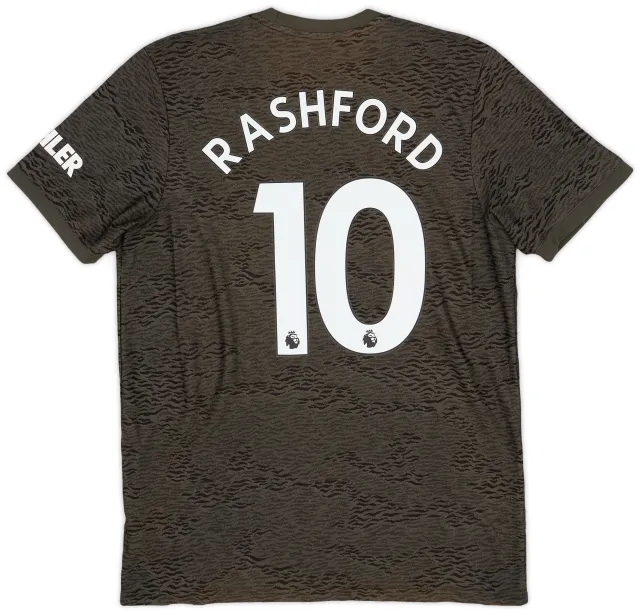 adidas 2020-21 Manchester United Away Shirt Rashford #10 - 9/10 - (L)