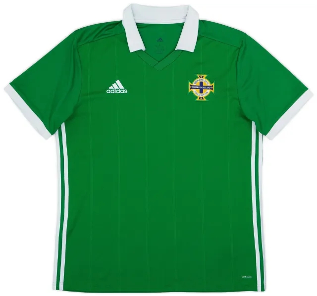 adidas 2018-19 Northern Ireland Home Shirt - 8/10 - (L)