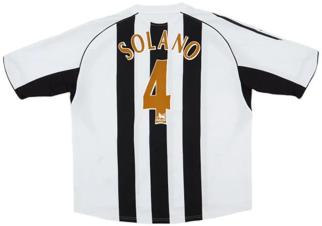 adidas 2005-07 Newcastle Home Shirt Solano #4 - 6/10 - (3XL)