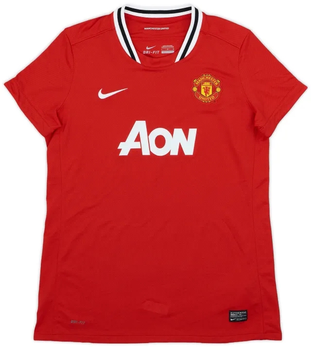 Nike 2011-12 Manchester United Home Shirt - 10/10 - (Women's L)