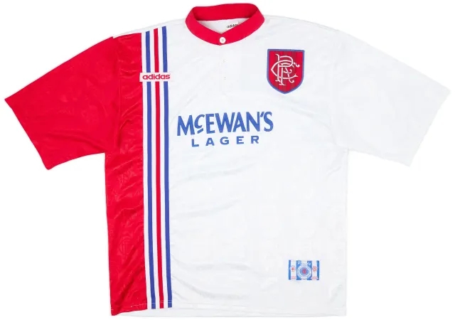 adidas 1996-97 Rangers Away Shirt - 9/10 - (XL)