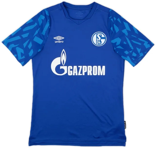 adidas 2019-20 Schalke Home Shirt - 9/10 - (S)