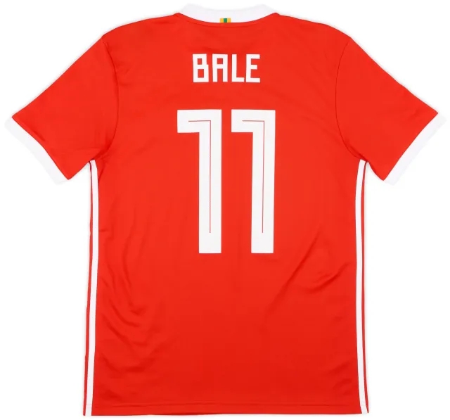 adidas 2018-19 Wales Home Shirt Bale #11 - 10/10 - (M)