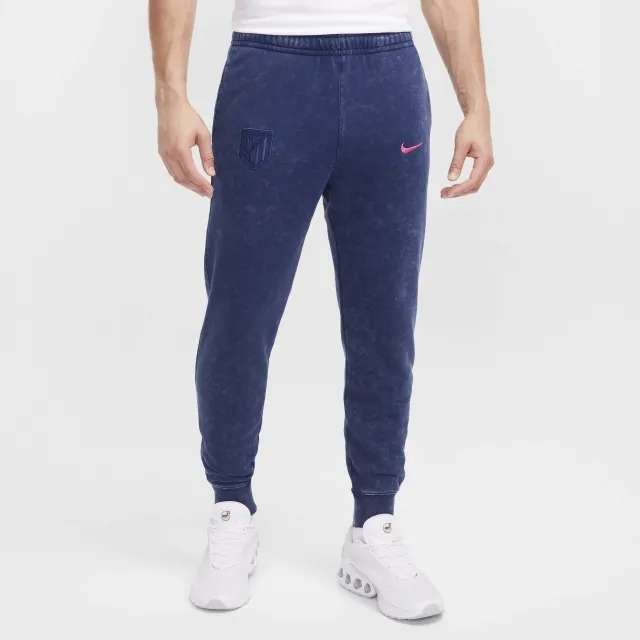 Atlético Madrid Club Third Men's Nike Football French Terry Joggers - Blue - Cotton/Polyester